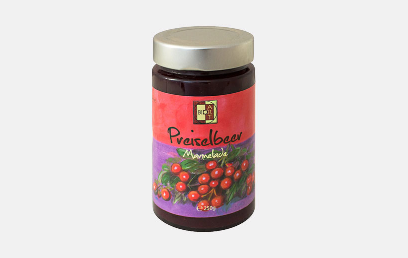 BioArt Preiselbeer Marmelade 250g
