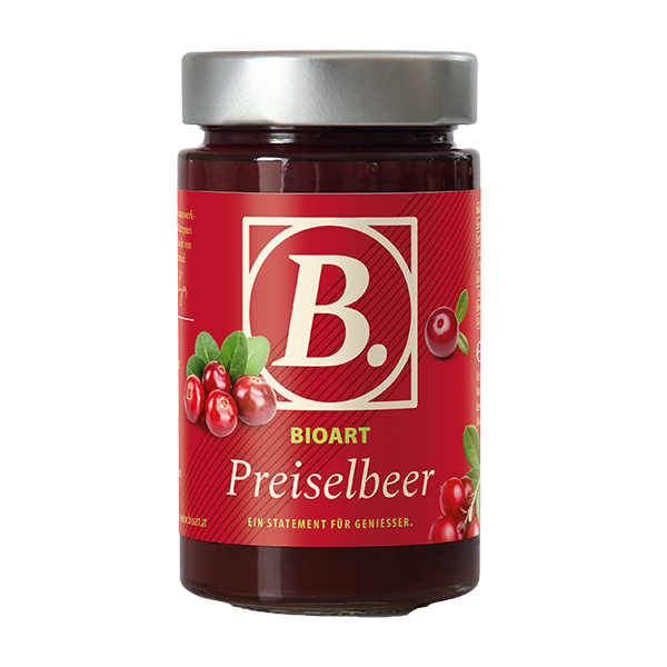 BIOART Konfit re Preiselbeere 250g BioArt