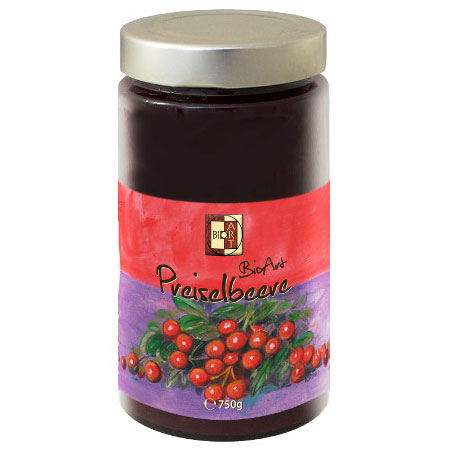 BioArt Konfitüre Preiselbeere