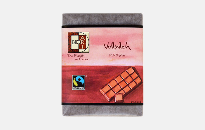 BioArt Schoko Vollmilch 70g /FairTrade