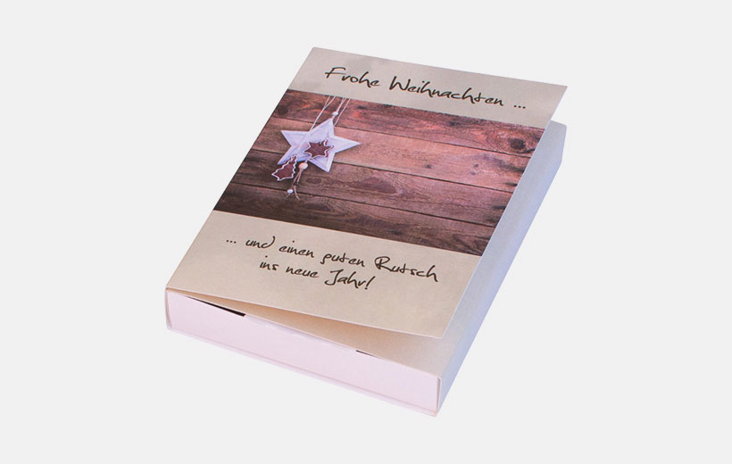 BioArt Schokoschuber Weihnachten mit 2 Schokoladen