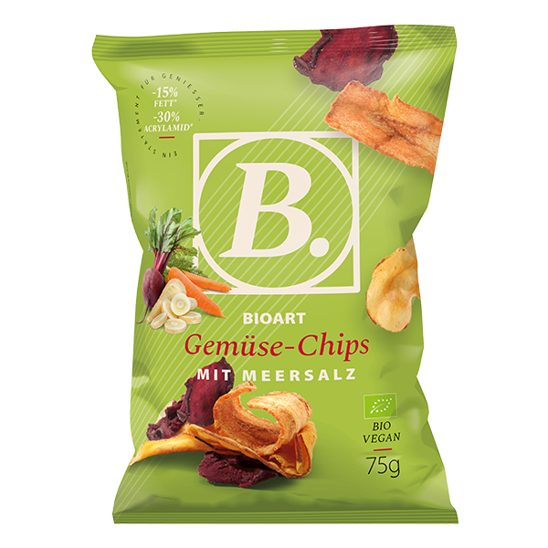 BioArt Soft-Fried Gemüsechips 75g