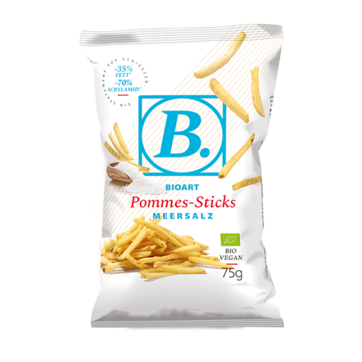 BioArt Soft-Fried Pommes Sticks mit Meersalz 100g