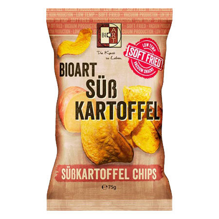BioArt Soft-Fried Süßkartoffelchips 75g