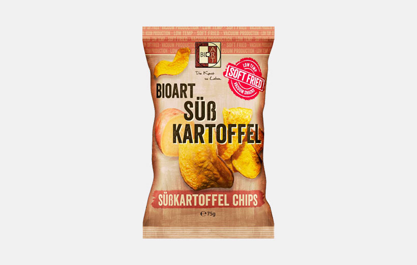 BioArt Soft-Fried Süßkartoffelchips 75g