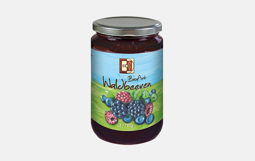 BioArt Waldbeeren Konfitüre 750g