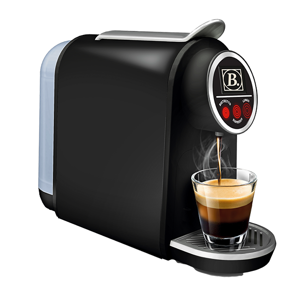 BIOART Kaffeemaschine 220-240Volt/50-60Hz Black - Schuko plug
