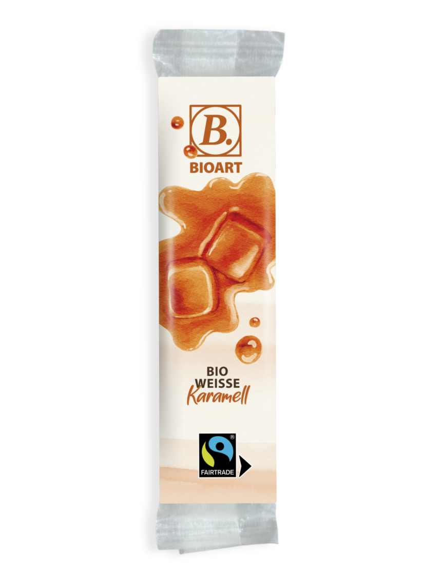 BIOART Schoko-Riegel Weiße Karamell 30g, Fairtrade