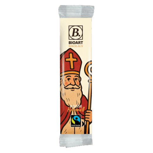 B. Schoko-Riegel Nikolaus 30g bio, Fairtrade