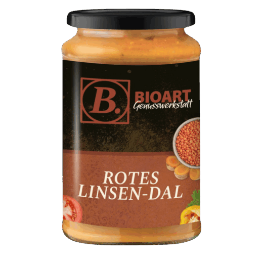B. Rotes Linsen-Dal Indisch vegan 380ml bio