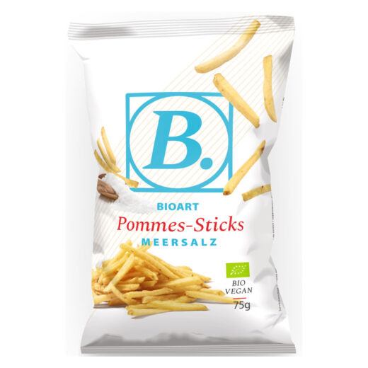 BIOART Pommes Sticks mit Meersalz 75g bio