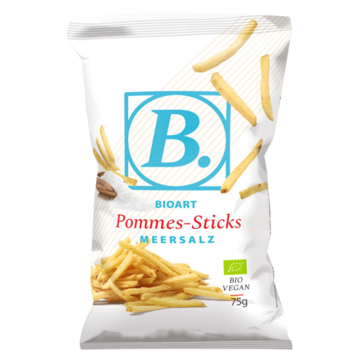 BIOART Pommes Sticks mit Meersalz 75g bio